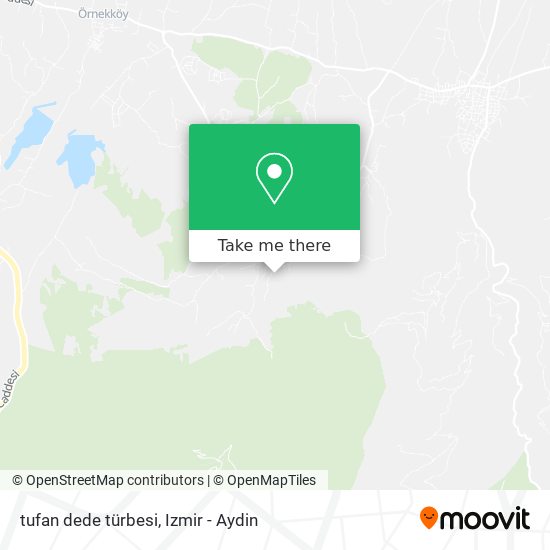 tufan dede türbesi map