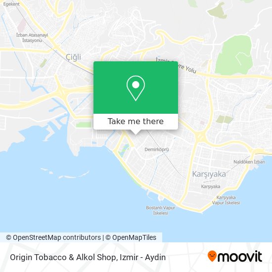 Origin Tobacco & Alkol Shop map