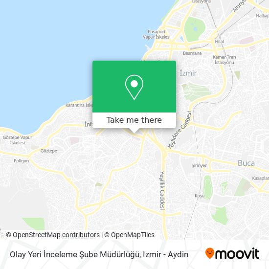 Olay Yeri İnceleme Şube Müdürlüğü map