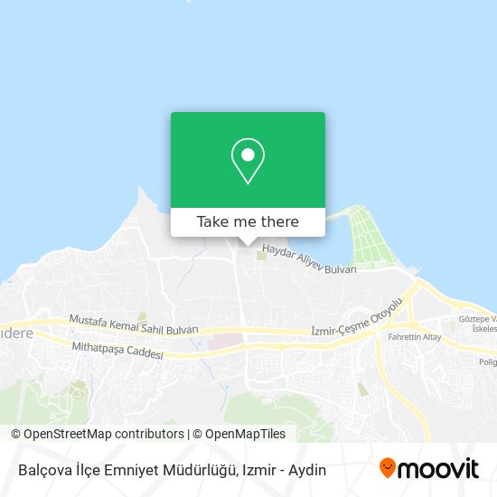Balçova İlçe Emniyet Müdürlüğü map