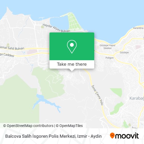 Balcova Salih İsgoren Polis Merkezi map