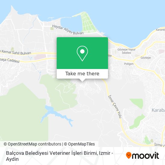 Balçova Belediyesi Veteriner İşleri Birimi map