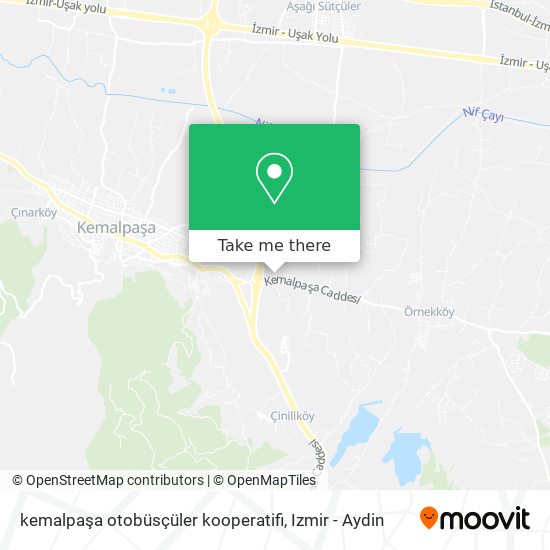 kemalpaşa otobüsçüler kooperatifi map