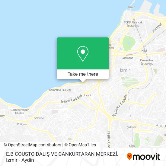 E.B COUSTO DALIŞ VE CANKURTARAN MERKEZİ map