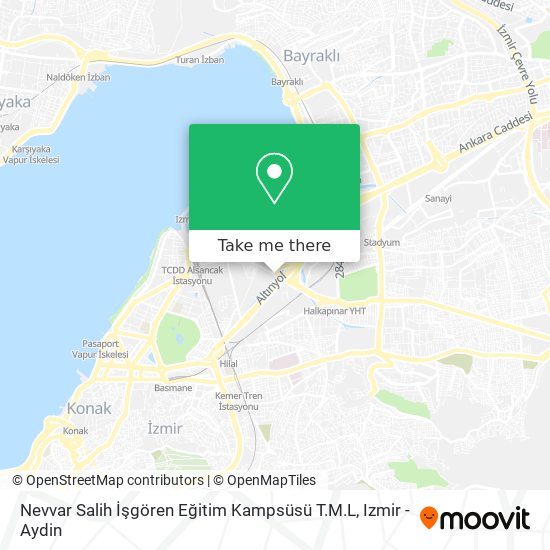 Nevvar Salih İşgören Eğitim Kampsüsü T.M.L map