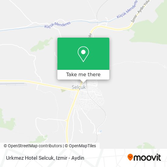 Urkmez Hotel Selcuk map