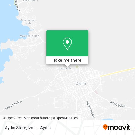 Aydın State map