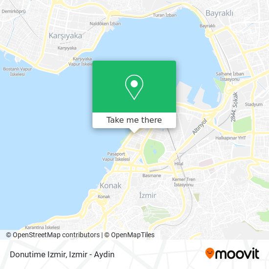 Donutime Izmir map