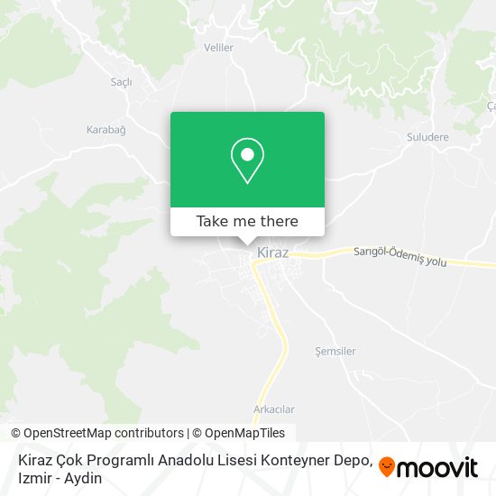 Kiraz Çok Programlı Anadolu Lisesi Konteyner Depo map