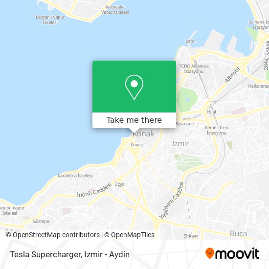Tesla Supercharger map