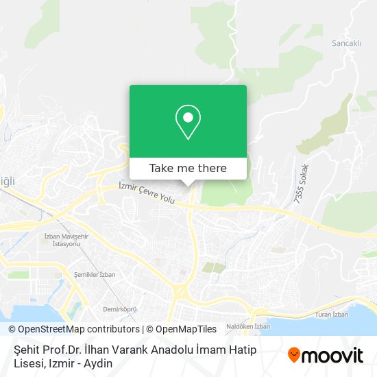 Şehit Prof.Dr. İlhan Varank Anadolu İmam Hatip Lisesi map