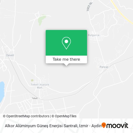 Alkor Alüminyum Güneş Enerjisi Santrali map