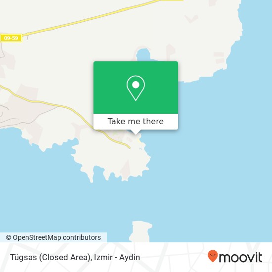 Tügsas (Closed Area) map