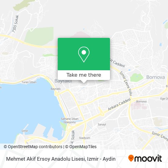 Mehmet Akif Ersoy Anadolu Lisesi map