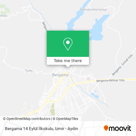 Bergama 14 Eylül İlkokulu map