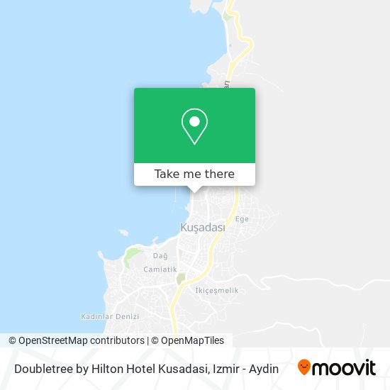 Doubletree by Hilton Hotel Kusadasi map