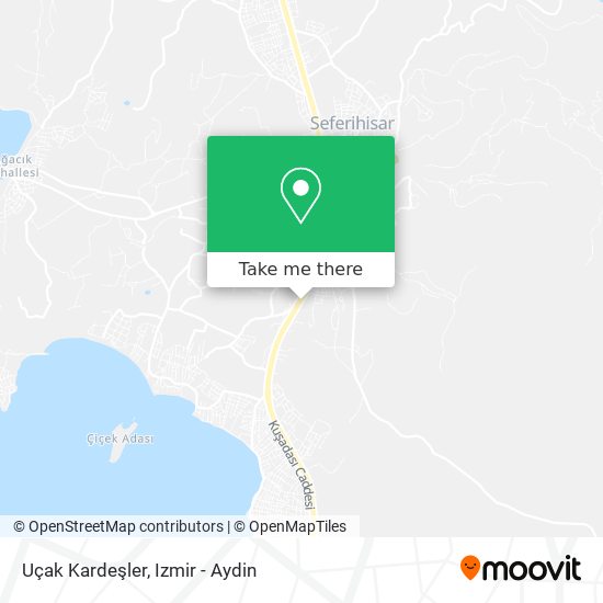 Uçak Kardeşler map