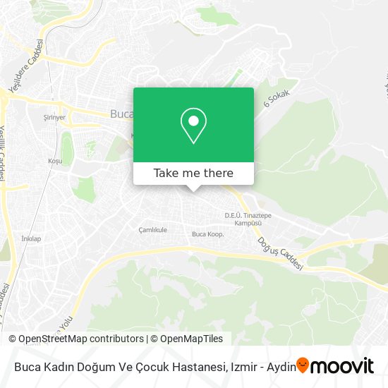 Buca Kadın Doğum Ve Çocuk Hastanesi map