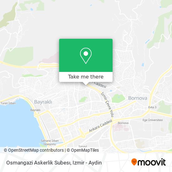 Osmangazi Askerlik Subesı map