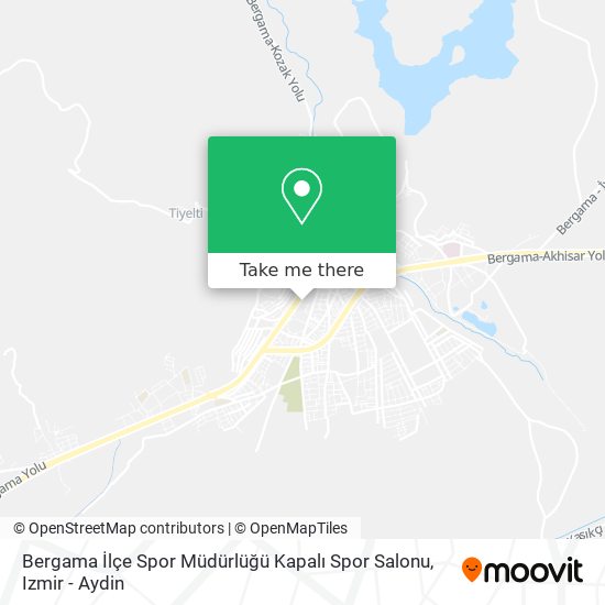 Bergama İlçe Spor Müdürlüğü Kapalı Spor Salonu map