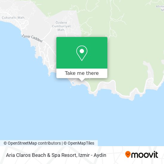 Aria Claros Beach & Spa Resort map