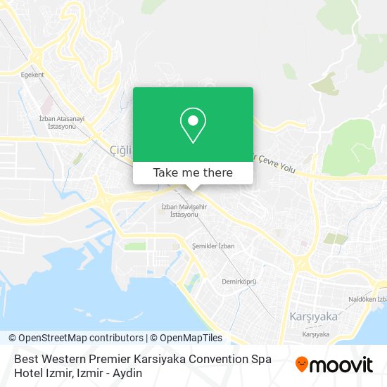 Best Western Premier Karsiyaka Convention Spa Hotel Izmir map