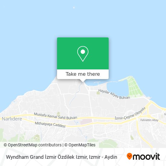 Wyndham Grand İzmir Özdilek Izmir map