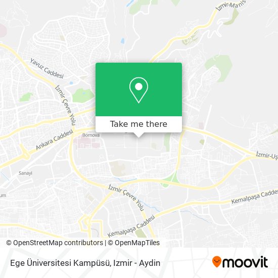 Ege Üniversitesi Kampüsü map