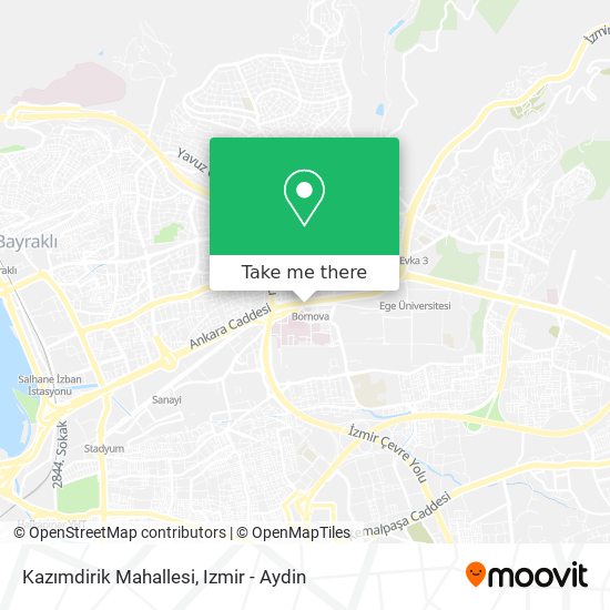 Kazımdirik Mahallesi map