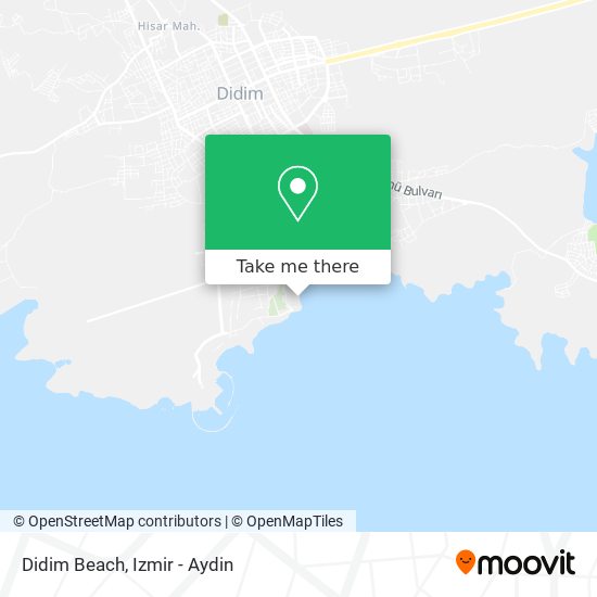 Didim Beach map