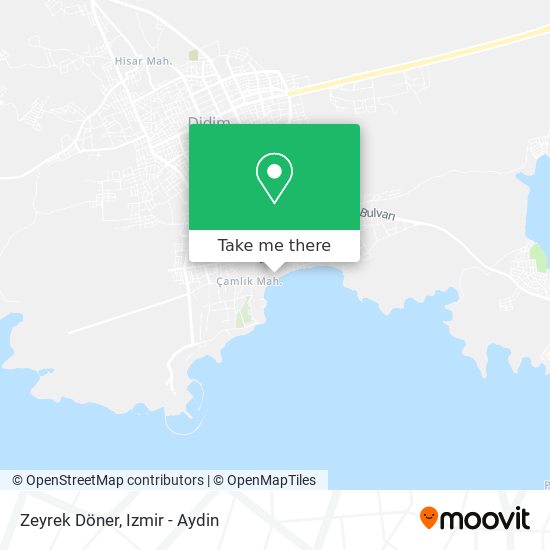 Zeyrek Döner map