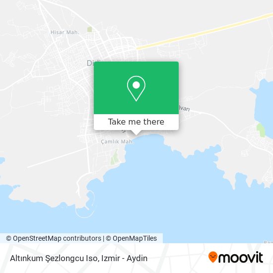 Altınkum Şezlongcu Iso map