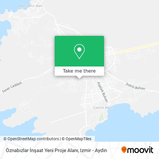 Öznabızlar İnşaat Yeni Proje Alanı map