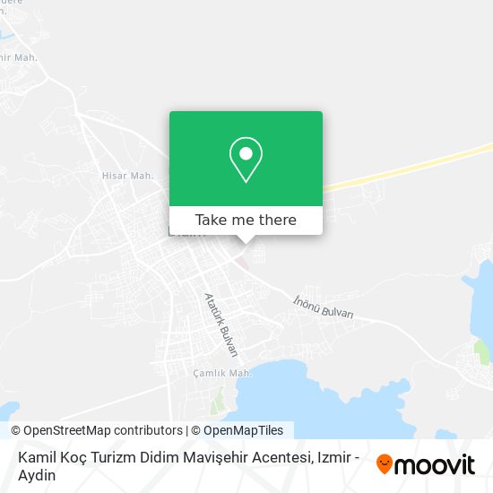 Kamil Koç Turizm Didim Mavişehir Acentesi map