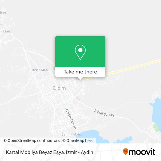 Kartal Mobilya Beyaz Eşya map