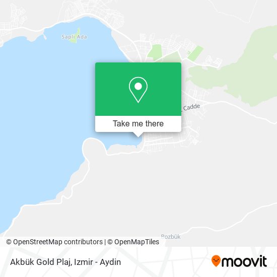 Akbük Gold Plaj map