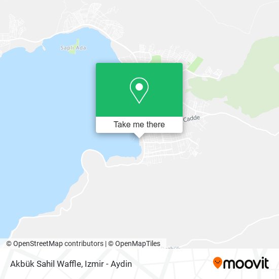 Akbük Sahil Waffle map
