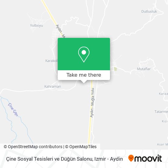 Çine Sosyal Tesisleri ve Düğün Salonu map