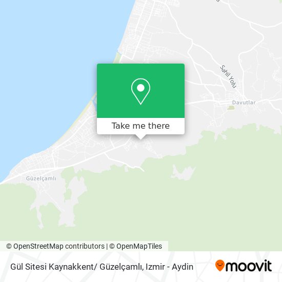 Gül Sitesi Kaynakkent/ Güzelçamlı map