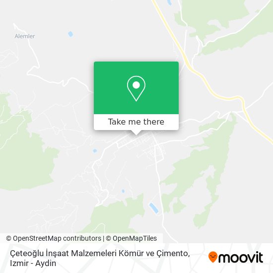 Çeteoğlu İnşaat Malzemeleri Kömür ve Çimento map