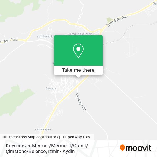 Koyunsever Mermer / Mermerit / Granit / Çimstone / Belenco map