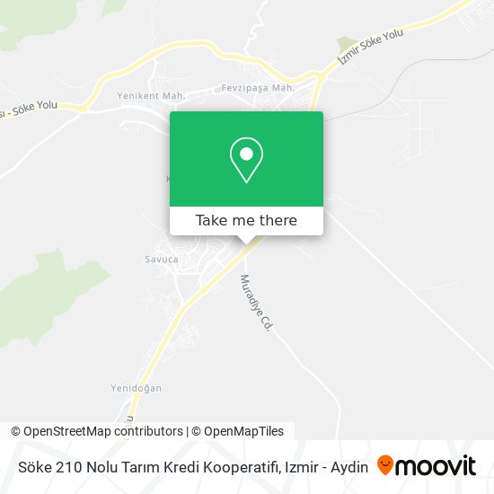 Söke 210 Nolu Tarım Kredi Kooperatifi map