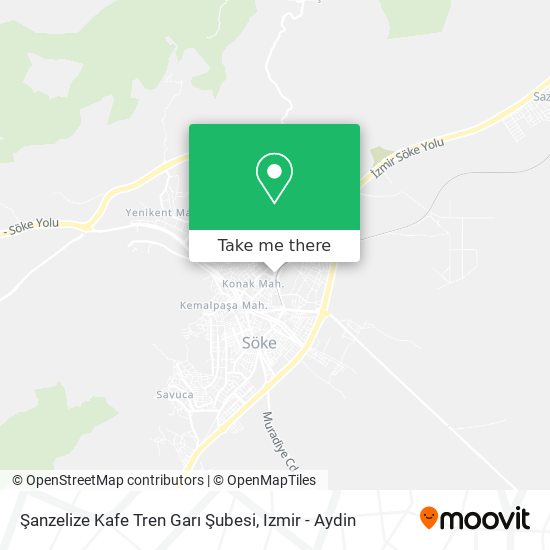 Şanzelize Kafe Tren Garı Şubesi map