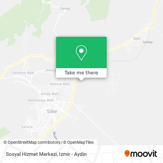 Sosyal Hizmet Merkezi map