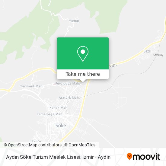 Aydın Söke Turizm Meslek Lisesi map