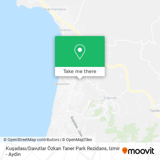 Kuşadası / Davutlar Özkan Taner Park Rezidans map