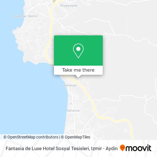 Fantasia de Luxe Hotel Sosyal Tesisleri map