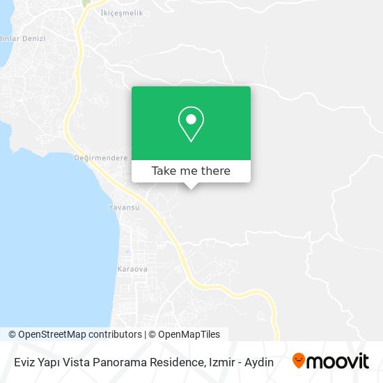 Eviz Yapı Vista Panorama Residence map