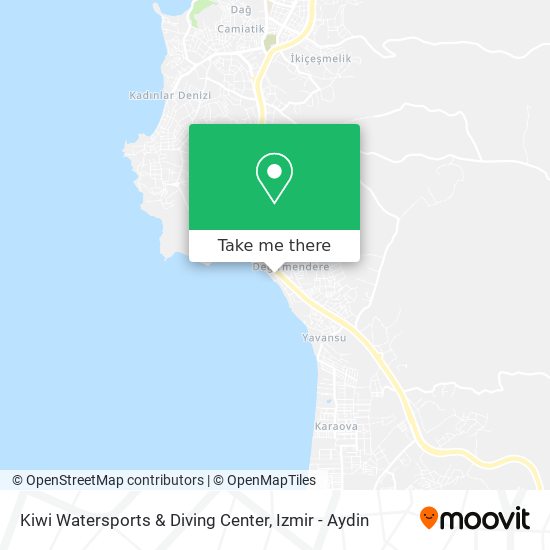 Kiwi Watersports & Diving Center map