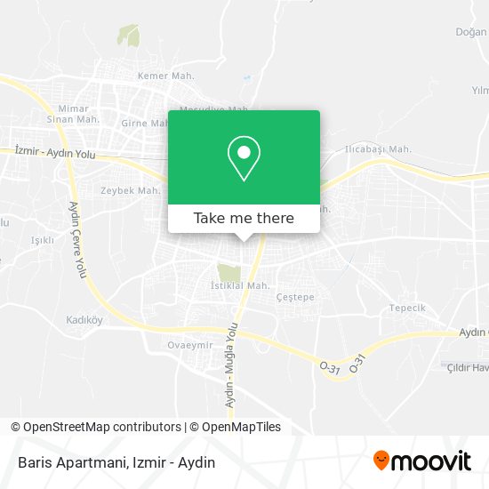 Baris Apartmani map